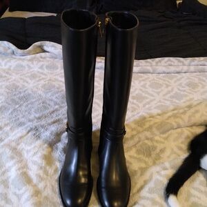 MICHAEL Michael Kors Black Knee-High Boots